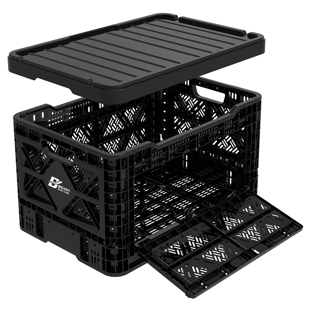 折りたたみコンテナ 48L フタ付き-ヒュンダイ ジャパン オンラインショップ